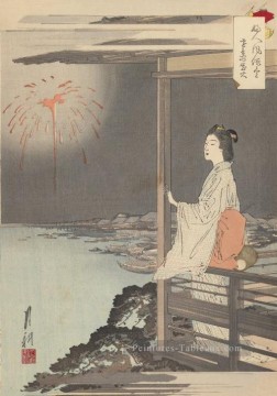 les coutumes et les mœurs des femmes 1895 1 Ogata Gekko japonais Peinture à l'huile